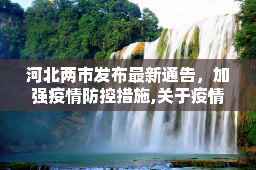 河北两市发布最新通告，加强疫情防控措施,关于疫情!河北2市最新通告