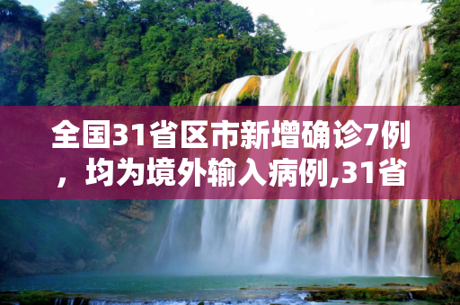 全国31省区市新增确诊7例，均为境外输入病例,31省新增确诊7例均为境外输入