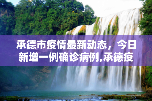 承德市疫情最新动态，今日新增一例确诊病例,承德疫情最新消息今天新增一例