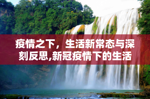 疫情之下，生活新常态与深刻反思,新冠疫情下的生活与反思