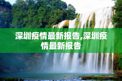 深圳疫情最新报告,深圳疫情最新报告