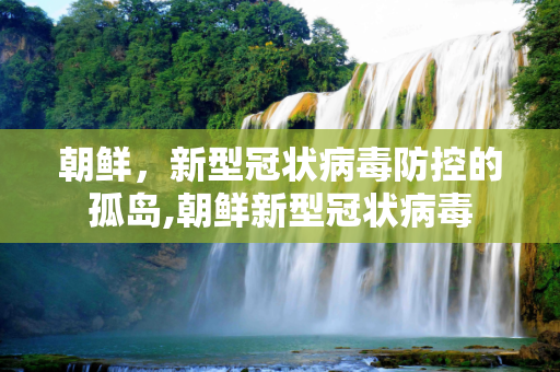 朝鲜，新型冠状病毒防控的孤岛,朝鲜新型冠状病毒