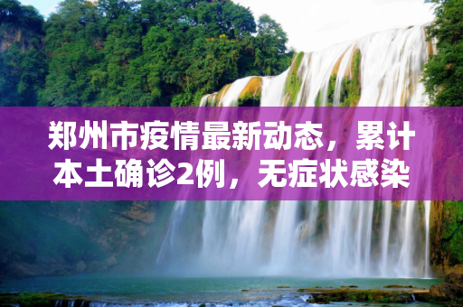 郑州市疫情最新动态，累计本土确诊2例，无症状感染者9例,郑州市累计本土确诊2例无症状9例