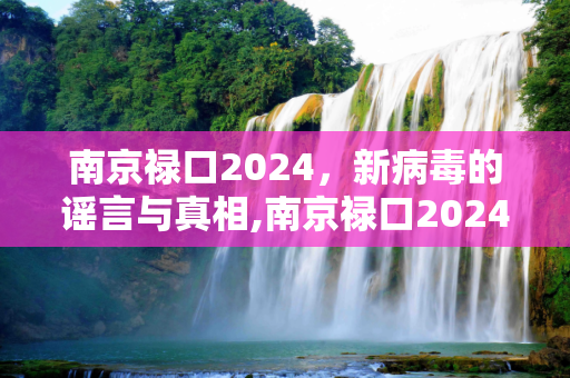 南京禄口2024，新病毒的谣言与真相,南京禄口2024出现新病毒了吗