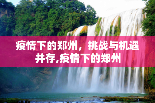疫情下的郑州，挑战与机遇并存,疫情下的郑州