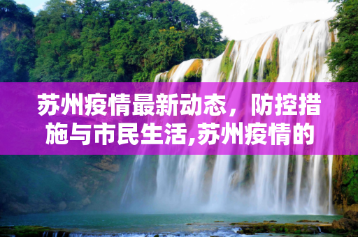 苏州疫情最新动态，防控措施与市民生活,苏州疫情的最新情况
