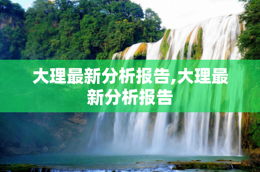 大理最新分析报告,大理最新分析报告