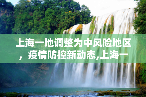 上海一地调整为中风险地区，疫情防控新动态,上海一地调整为中风险地区