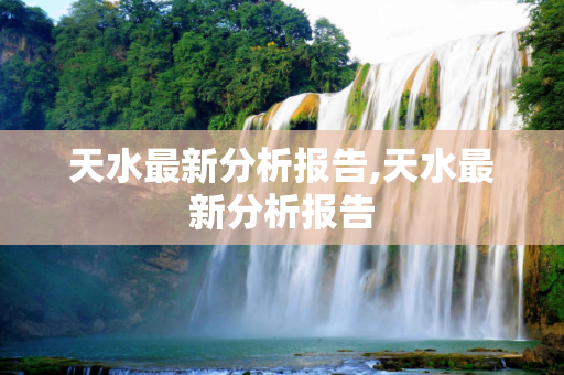 天水最新分析报告,天水最新分析报告