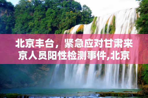 北京丰台，紧急应对甘肃来京人员阳性检测事件,北京丰台:1例甘肃来京人员检测阳性