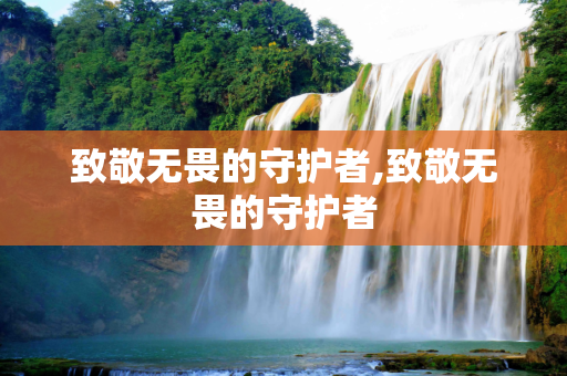 致敬无畏的守护者,致敬无畏的守护者