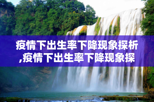 疫情下出生率下降现象探析,疫情下出生率下降现象探析