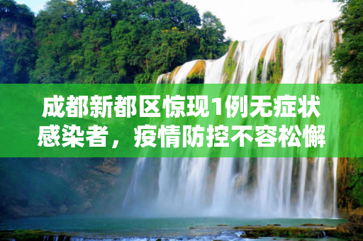 成都新都区惊现1例无症状感染者，疫情防控不容松懈,成都新都区发现1例无症状