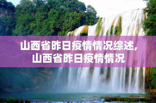 山西省昨日疫情情况综述,山西省昨日疫情情况