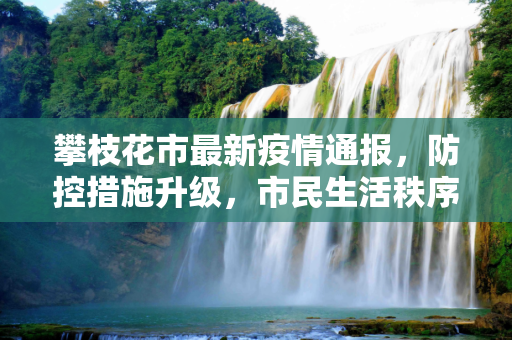 攀枝花市最新疫情通报，防控措施升级，市民生活秩序井然,攀枝花最新通报