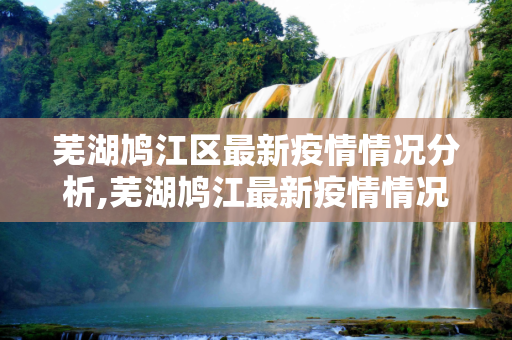 芜湖鸠江区最新疫情情况分析,芜湖鸠江最新疫情情况