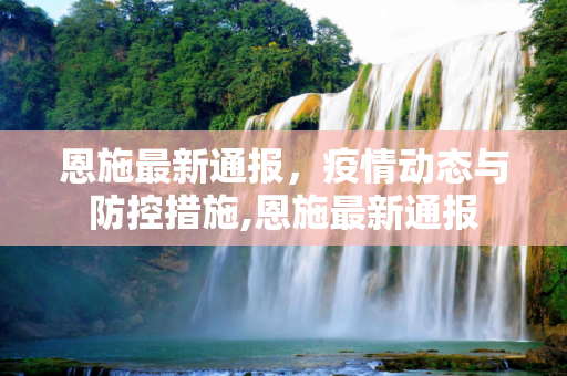 恩施最新通报，疫情动态与防控措施,恩施最新通报